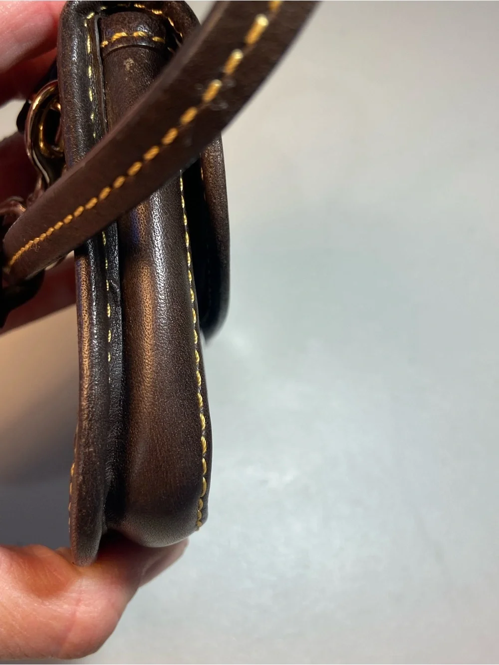 Dooney & Bourke Black Croc-Embossed Wristlet Bag - Classic Design